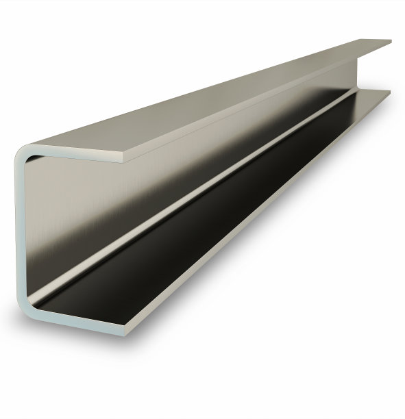 钢槽梁隔离在白色背景上图片下载