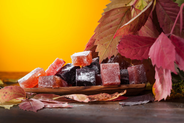 自制固体果酱。图片下载