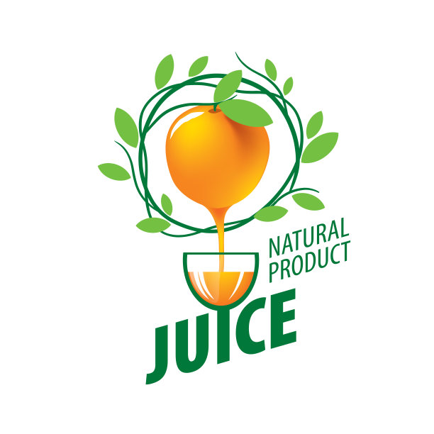 矢量图标新鲜果汁从天然产品图片下载