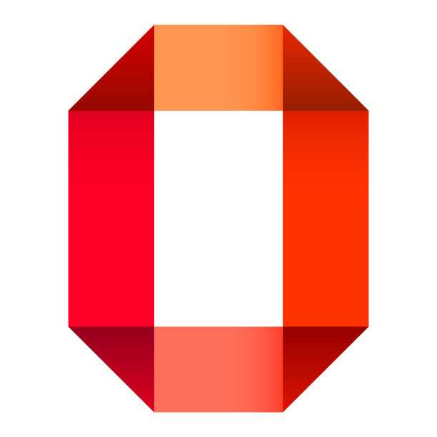 明亮的字母折叠纸图片下载