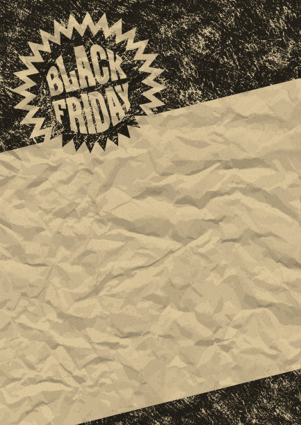 黑色星期五背景[牛皮纸上的图标]图片下载