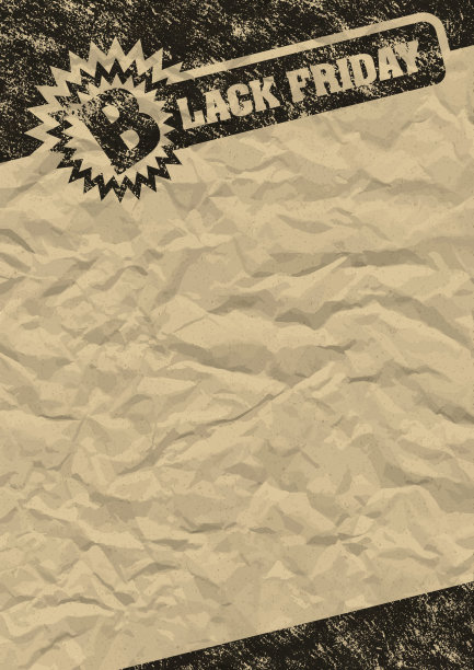 黑色星期五背景[牛皮纸上的图标]图片下载