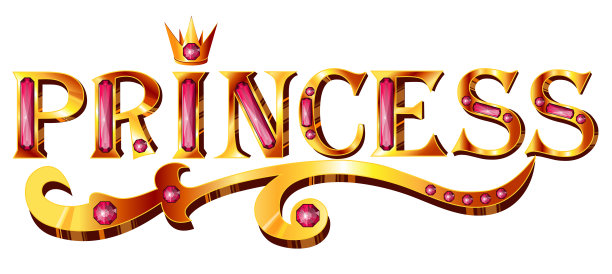 黄金标题“公主”。图片下载