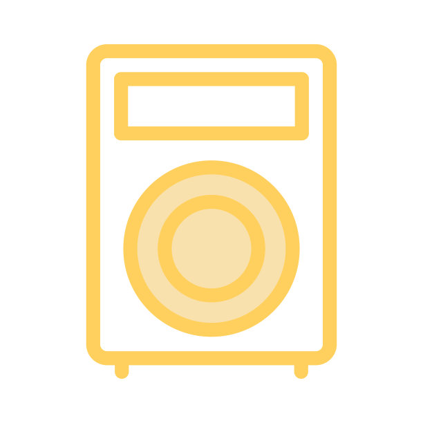音箱颜色线向量图标图片下载