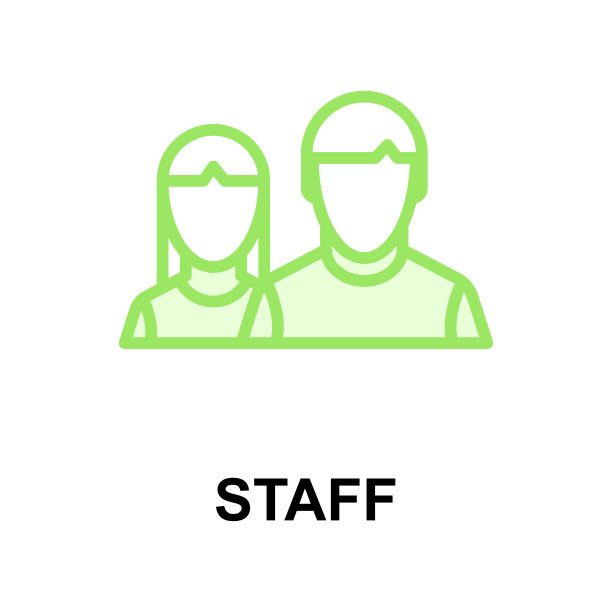 STAFF彩色线向量图标图片下载