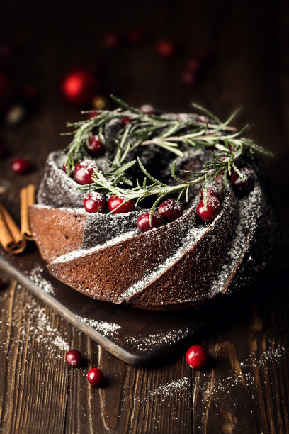 甜莓蛋糕素材图片