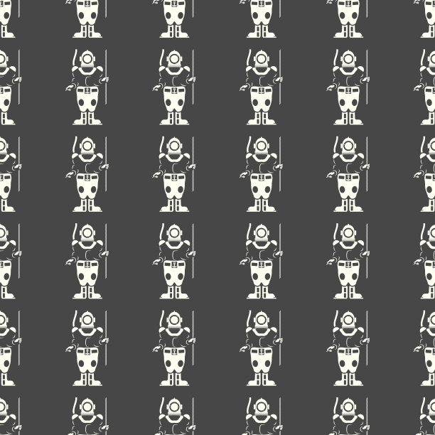 海洋运输矢量插图上的无缝模式背景图片下载