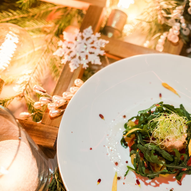 素食新年晚餐菜单图片下载