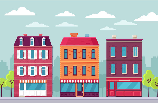 三个建筑图片下载