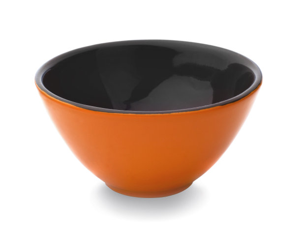 陶瓷碗孤立图片下载