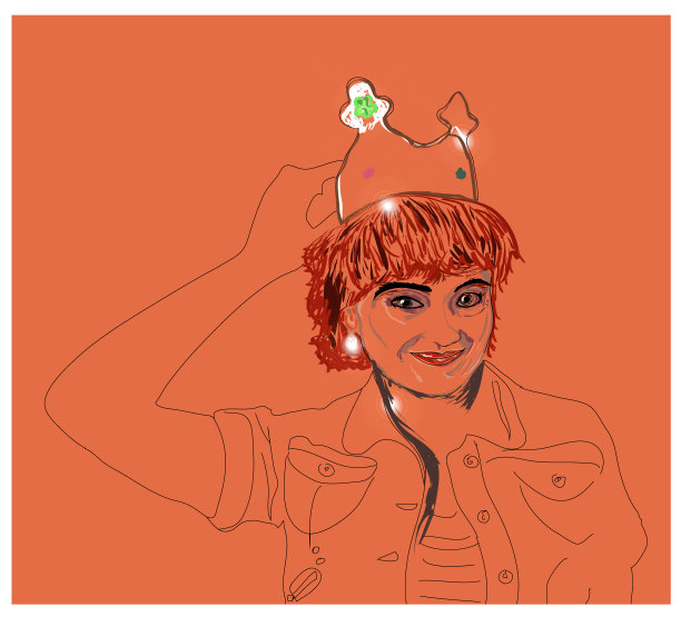 手女在他头上戴着皇冠图片下载