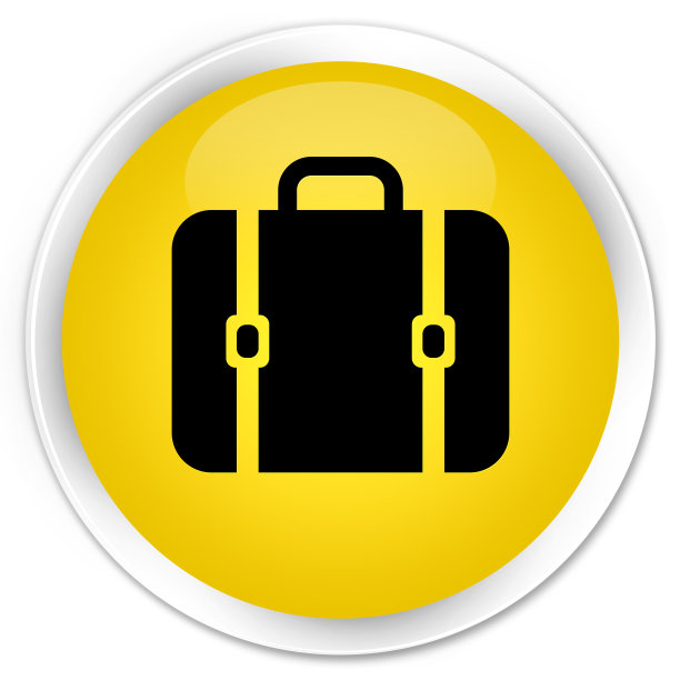 包图标premium黄色圆形按钮图片下载