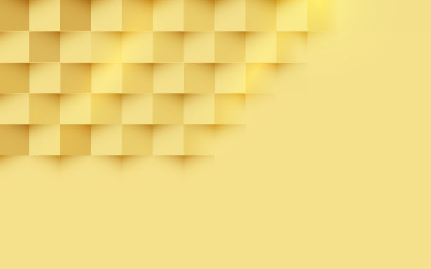 抽象的黄金方块重复的背景。文本空间图片下载