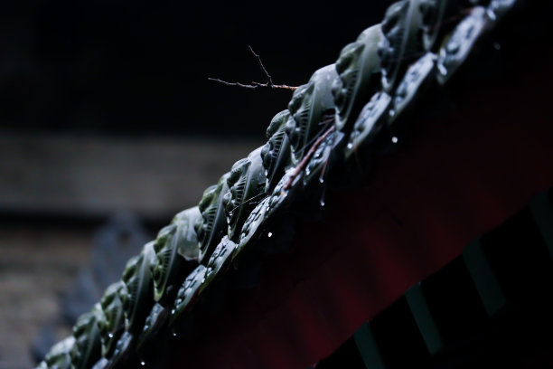 中国传统屋檐素材图片