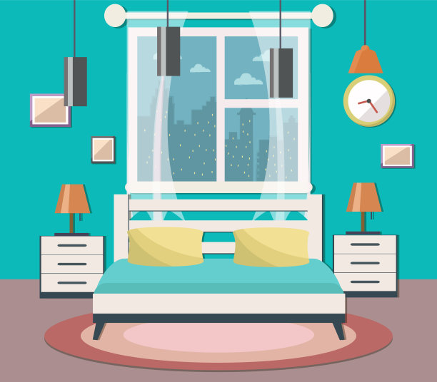 卧室内插图图片下载