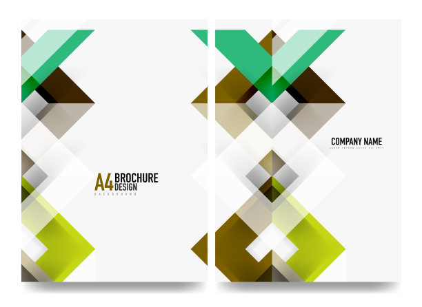 商业宣传册封面布局，传单a4模板图片下载