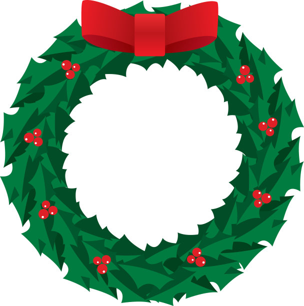 圣诞花环图片下载