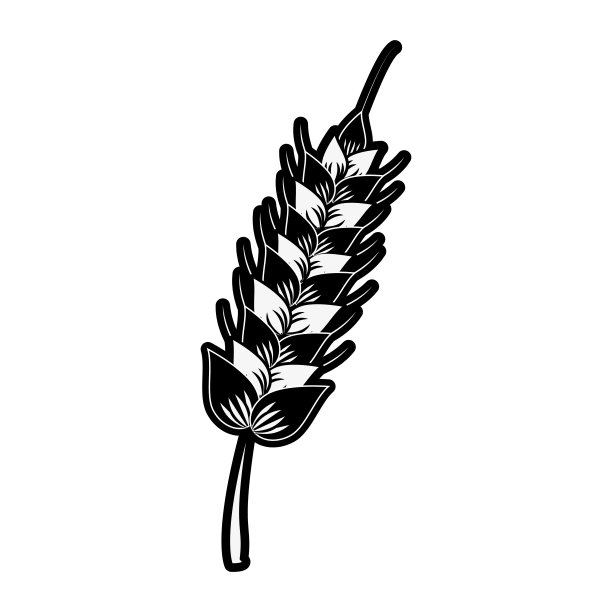 小麦丰收标志图片下载