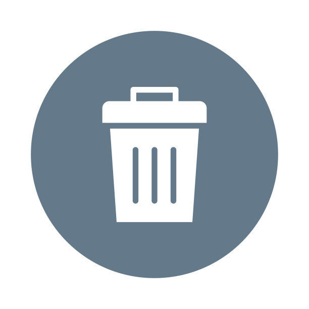 删除字形扁圆图标图片下载