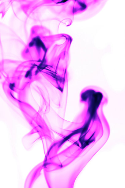 白色背景上的粉色烟雾图片下载