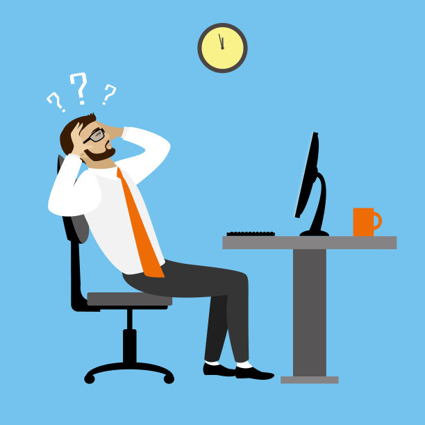 疲惫的商人或上班族图片下载