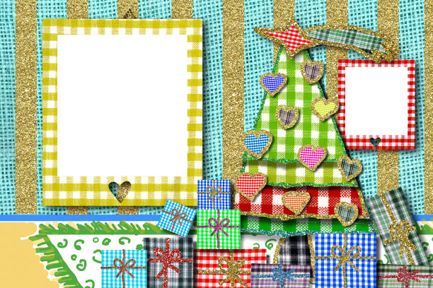 相框圣诞贺卡图片下载