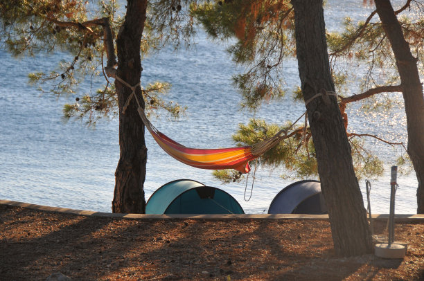 海边露营帐篷图片下载