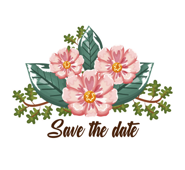 美丽的装饰花卉图标图片下载