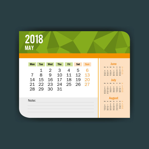 五月日历孤立图标图片下载