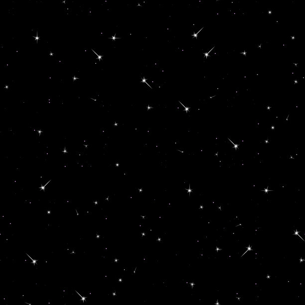 星空的无缝图案。图片下载