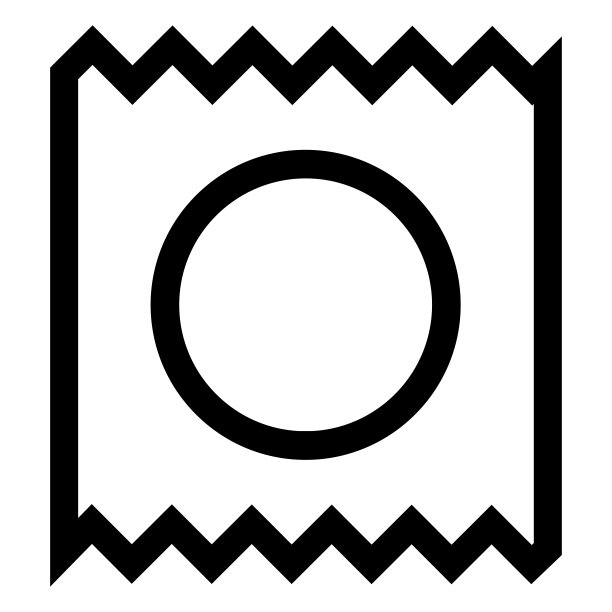 白色背景上的ONDOM图标图片下载