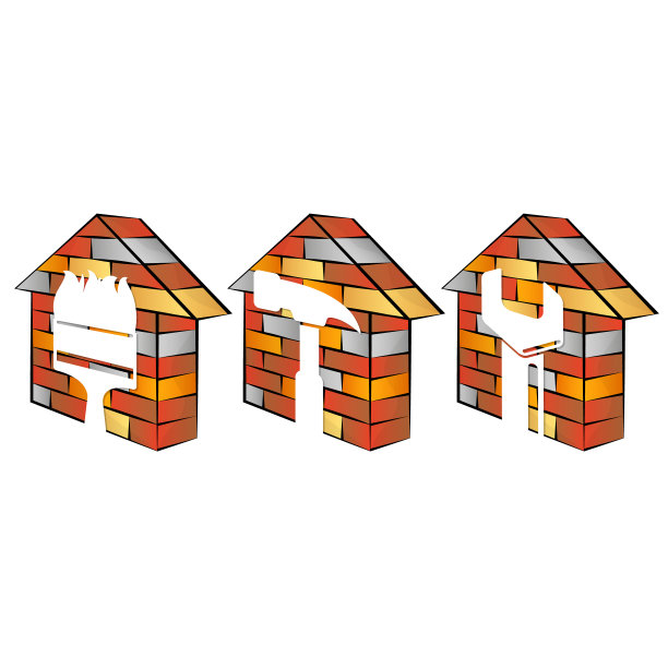 修理房屋符号向量图片下载