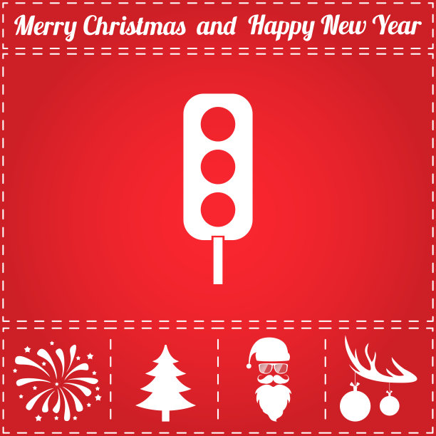 交通灯图标矢量图片下载