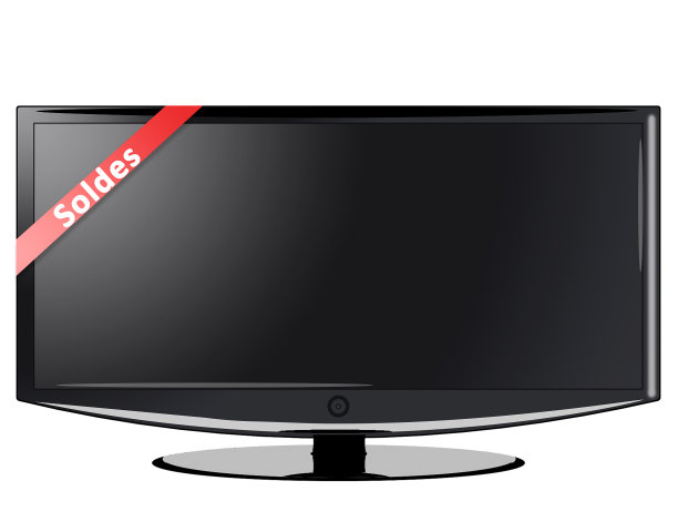 左上角有一幅黑色宽屏电视的插图，用法语写的文字图片下载