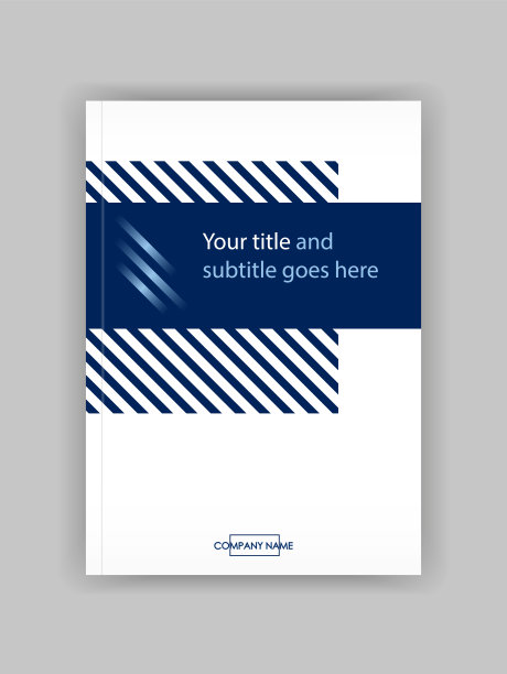 封面设计A4。带有几何图形的年度报告。适合学术期刊和杂志。图片下载
