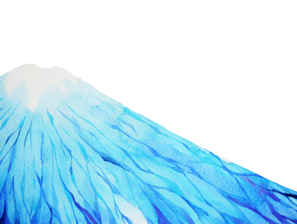 抽象山水画山水画手绘设计插画图片下载