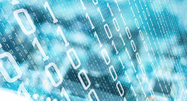 计算机二进制数字抽象技术背景图片下载