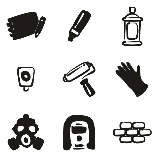 涂鸦图标徒手填充图片下载