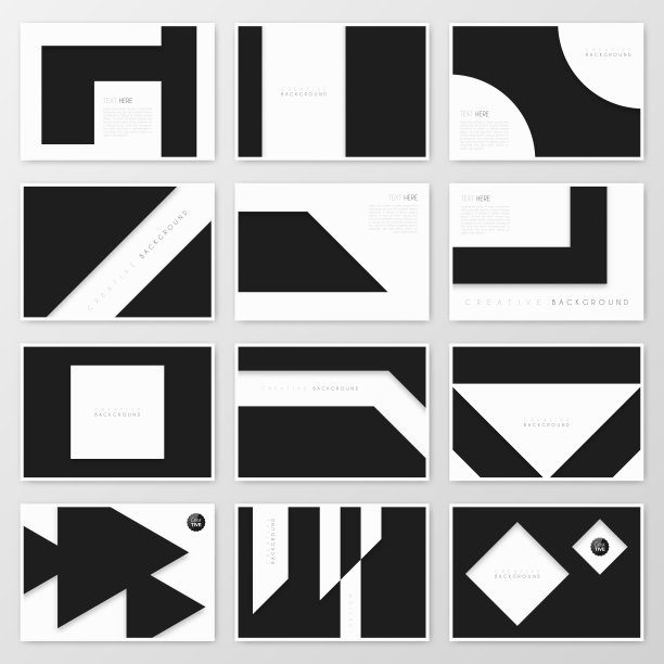 宣传册模板布局，封面设计，商业年度报告，传单，杂志图片下载