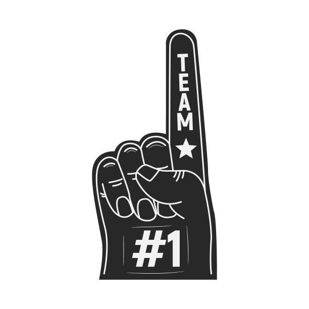 第一名球迷手套图片下载