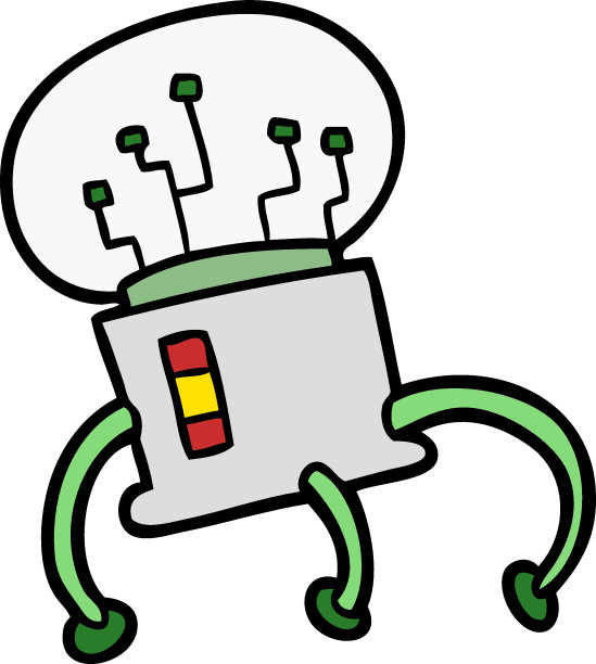 卡通脑机图片下载