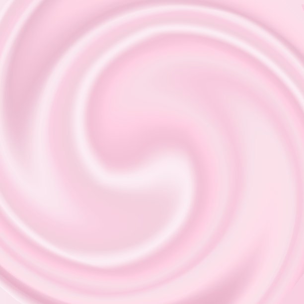 矢量逼真的奶油效果的装饰和覆盖。奶油漩涡牛奶或化妆品液体质地背景。图片下载