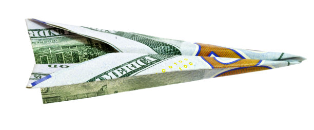 货币的飞机图片下载