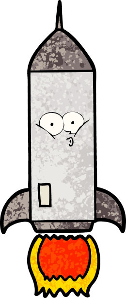 卡通火箭图片下载