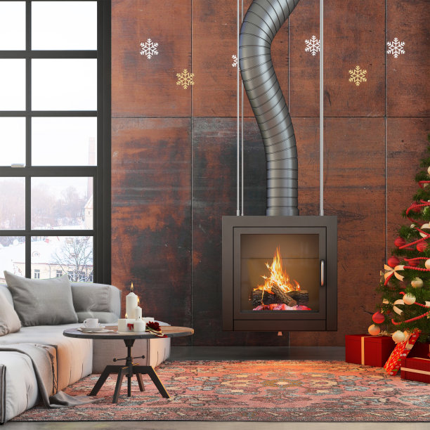 以圣诞节为主题装饰公寓室内图片下载