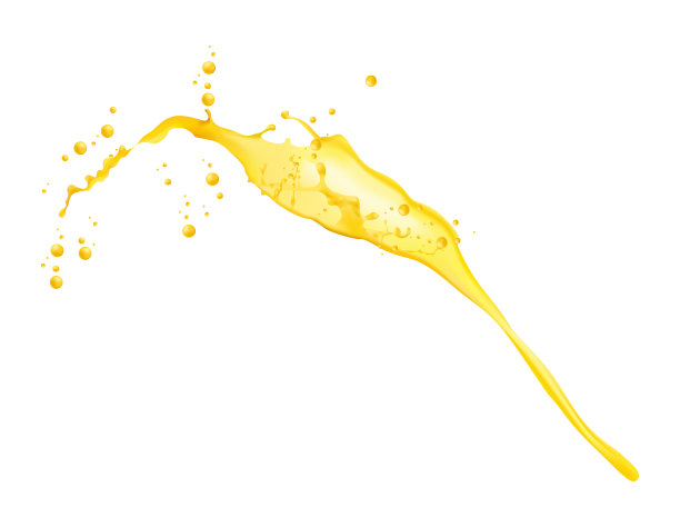 橘汁飞溅孤立在白色背景图片下载