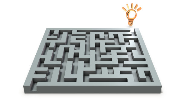 存在于棘手谜题解决的另一边的解决方法。图片下载