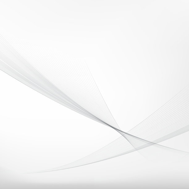 抽象灰波流概念。矢量图图片下载