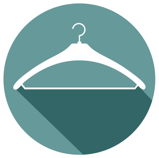 衣架黑色扁平设计图片下载