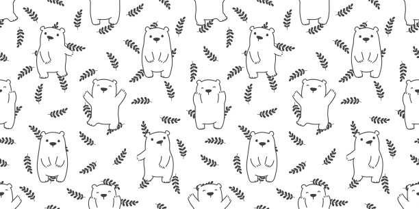 熊矢量图素材ID：303536520